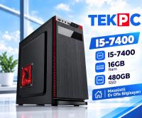 TEKPC I5-7400 16GB  480GB SSD O/B VGA Masaüstü Ev Ofis Bilgisayarı